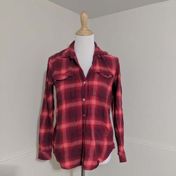 Gap + Pendleton Button Down Plaid Boyfriend Shirt - Picture 6 of 7
